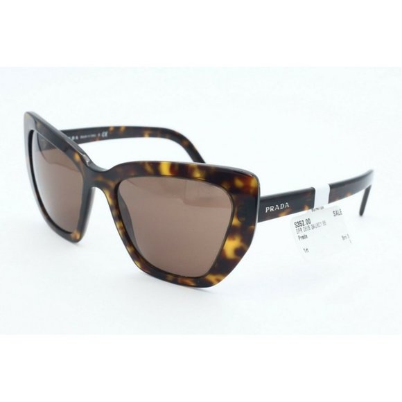 New Prada PR 08V 2AU-8C1 Tortoise Sunglasses Brown Lenses 55mm (A) - Picture 1 of 6